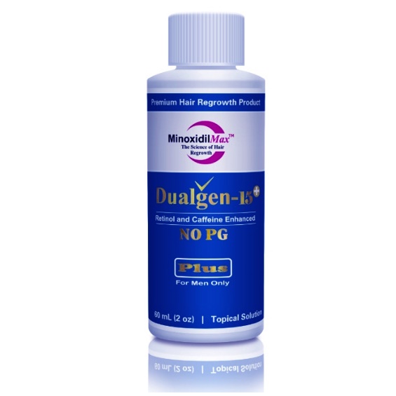 每支 加強版15% Minoxidil Dualgen 生髮水均配有標明刻度的滴管一支