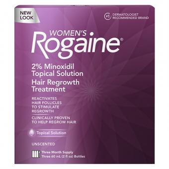女用落建 Rogaine 2% (Minoxidil 2%) 港澳稱倍健Regaine 3瓶/60ml 3個月用量