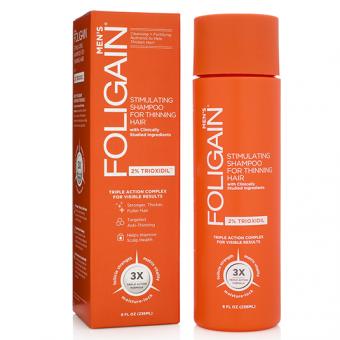 FOLIGAIN® Stimulating Shampoo for Thinning Hair for Men with 2% TRIOXIDIL洗髮水