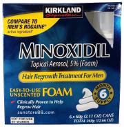 泡沫裝可蘭 Kirkland 5% Foam (5% Minoxidil) 6瓶/60ml 6個月用量 生髮水