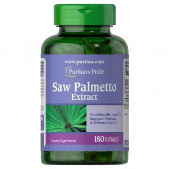 大瓶裝 Puritan's Pride 鋸棕櫚膠囊 250mg 植物性Finasteride 180粒裝 6個月裝