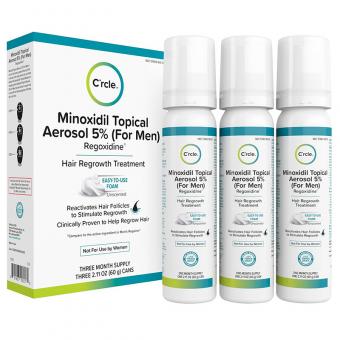 泡沫裝Regoxidine 5% Foam (5% Minoxidil) 3瓶/60ml 3個月用量 生髮水
